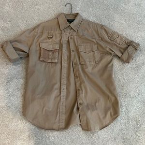 Lauren woman’s “safari” button down shirt